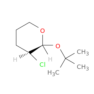 2H-Pyran, 3-chloro-2-(1,1-dimethylethoxy)tetrahydro-, cis-