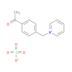 Pyridinium, 1-[(4-acetylphenyl)methyl]-, perchlorate