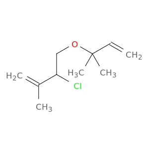 1-Butene, 3-chloro-4-[(1,1-dimethyl-2-propenyl)oxy]-2-methyl-