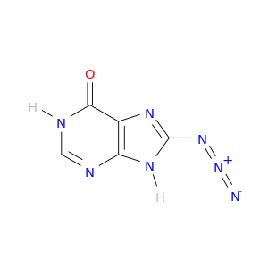 6H-Purin-6-one, 8-azido-1,7-dihydro-