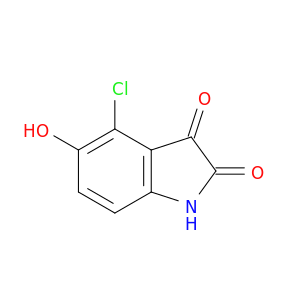 1H-Indole-2,3-dione, 4-chloro-5-hydroxy-