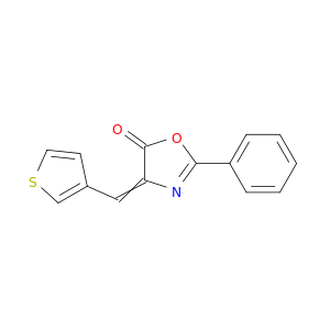 5(4H)-Oxazolone, 2-phenyl-4-(3-thienylmethylene)-