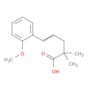 4-Pentenoic acid, 5-(2-methoxyphenyl)-2,2-dimethyl-