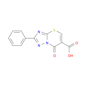 7H-[1,2,4]三唑唑[5,1-B][1,3]噻嗪-6-羧酸,7-氧代-2-苯基-