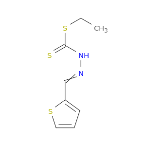 Hydrazinecarbodithioic acid, (2-thienylmethylene)-, ethyl ester