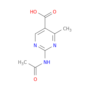5-Pyrimidinecarboxylicacid, 2-(acetylamino)-4-methyl-