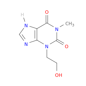 1H-Purine-2,6-dione,3,9-dihydro-3-(2-hydroxyethyl)-1-methyl-