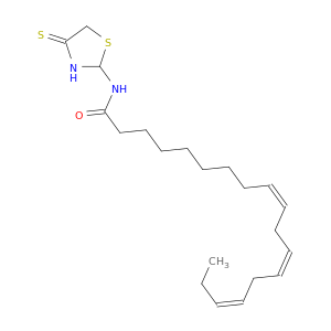 9,12,15-Octadecatrienamide, N-(thioxothiazolidinyl)-, (Z,Z,Z)-