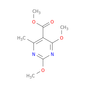 5-Pyrimidinecarboxylic acid, 2,4-dimethoxy-6-methyl-, methyl ester