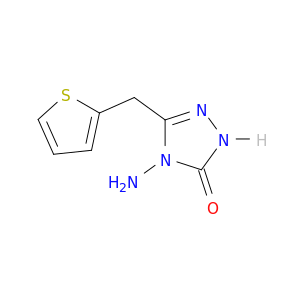 3H-1,2,4-Triazol-3-one, 4-amino-2,4-dihydro-5-(2-thienylmethyl)-