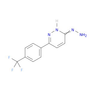 3(2H)-Pyridazinone, 6-[4-(trifluoromethyl)phenyl]-, hydrazone