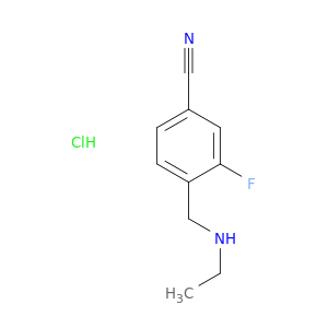4-[(ethylamino)methyl]-3-fluorobenzonitrile hydrochloride