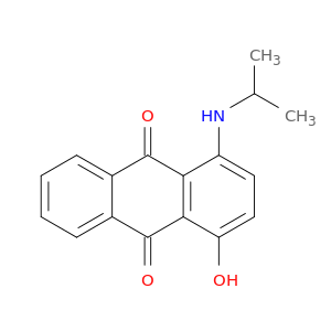 9,10-Anthracenedione, 1-hydroxy-4-[(1-methylethyl)amino]-