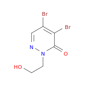3(2H)-Pyridazinone, 4,5-dibromo-2-(2-hydroxyethyl)-