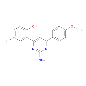 Phenol, 2-[2-amino-6-(4-methoxyphenyl)-4-pyrimidinyl]-4-bromo-