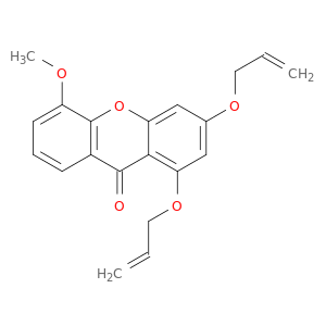 9H-Xanthen-9-one, 5-methoxy-1,3-bis(2-propenyloxy)-