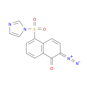 1H-Imidazole, 1-[(6-diazo-5,6-dihydro-5-oxo-1-naphthalenyl)sulfonyl]-