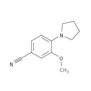 苯腈,3-甲氧基-4-(1-吡咯烷基)-