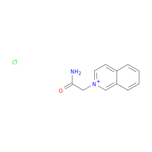 Isoquinolinium, 2-(2-amino-2-oxoethyl)-, chloride