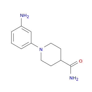 1-(3-Aminophenyl)piperidine-4-carboxamide