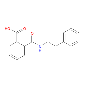6-PHENETHYLCARBAMOYL-CYCLOHEX-3-ENECARBOXYLIC ACID