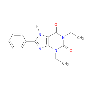 1H-Purine-2,6-dione,1,3-diethyl-3,9-dihydro-8-phenyl-