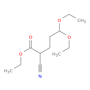 Pentanoic acid, 2-cyano-5,5-diethoxy-, ethyl ester