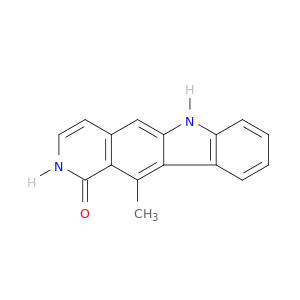 1H-Pyrido[4,3-b]carbazol-1-one, 2,6-dihydro-11-methyl-