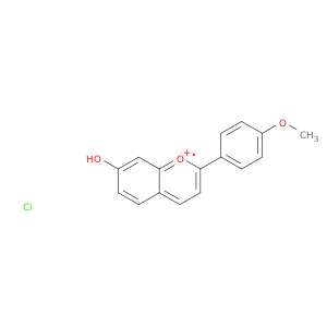 1-Benzopyrylium,7-hydroxy-2-(4-methoxyphenyl)-, chloride (9CI)