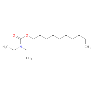 Carbamic acid, diethyl-, decyl ester