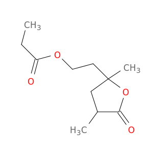 2(3H)-Furanone,dihydro-3,5-dimethyl-5-[2-(1-oxopropoxy)ethyl]-