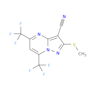 5,7-双(三氟甲基)-3-氰基-2-(甲基硫代)吡咯[1,5-A]嘧啶