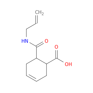 3-Cyclohexene-1-carboxylic acid, 6-[(2-propenylamino)carbonyl]-