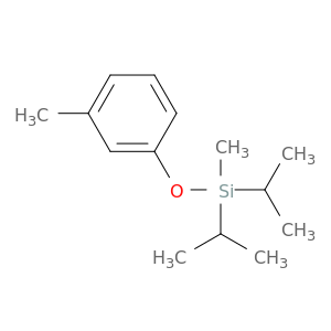 Silane, methylbis(1-methylethyl)(3-methylphenoxy)-