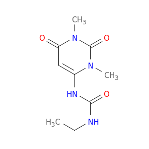 Urea,N-ethyl-N'-(1,2,3,6-tetrahydro-1,3-dimethyl-2,6-dioxo-4-pyrimidinyl)-