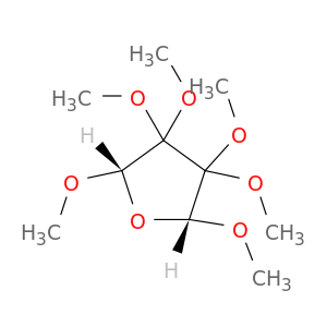 Furan, tetrahydro-2,3,3,4,4,5-hexamethoxy-, cis-