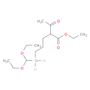 Pentanoic acid, 2-acetyl-5-(diethoxymethylsilyl)-, ethyl ester