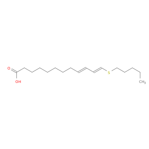9,11-Dodecadienoic acid, 12-(pentylthio)-, (E,E)-