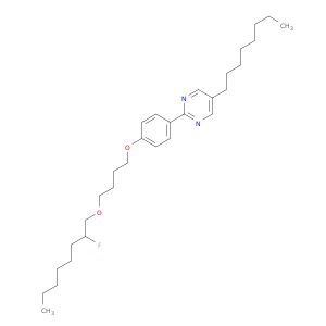 Pyrimidine, 2-[4-[4-[(2-fluorooctyl)oxy]butoxy]phenyl]-5-octyl-