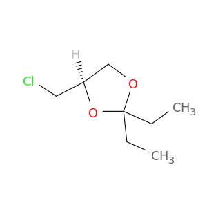 1,3-Dioxolane, 4-(chloromethyl)-2,2-diethyl-, (R)-