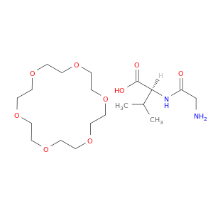 L-Valine, glycyl-, compd. with 1,4,7,10,13,16-hexaoxacyclooctadecane(1:1)