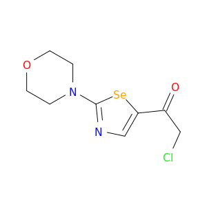 Ethanone, 2-chloro-1-[2-(4-morpholinyl)-5-selenazolyl]-