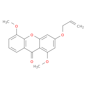 9H-Xanthen-9-one, 1,5-dimethoxy-3-(2-propenyloxy)-
