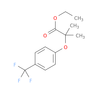 Propanoic acid,2-methyl-2-[4-(trifluoromethyl)phenoxy]-, ethyl ester