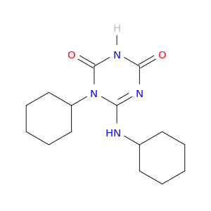 1,3,5-Triazine-2,4(1H,3H)-dione, 1-cyclohexyl-6-(cyclohexylamino)-