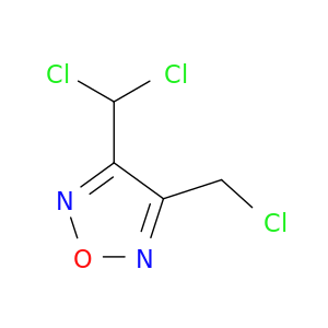 1,2,5-Oxadiazole, 3-(chloromethyl)-4-(dichloromethyl)-