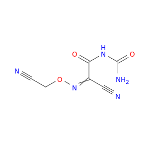 Acetamide, N-(aminocarbonyl)-2-cyano-2-[(cyanomethoxy)imino]-