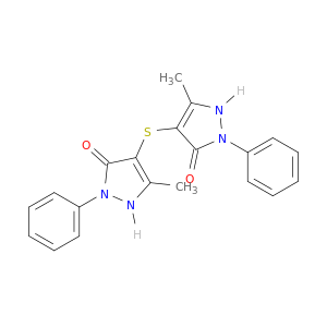 3H-Pyrazol-3-one, 4,4'-thiobis[1,2-dihydro-5-methyl-2-phenyl-