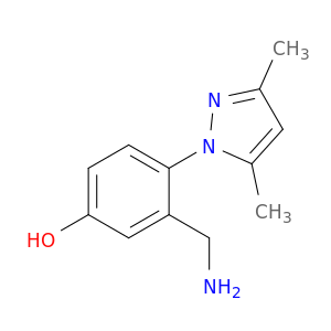Phenol, 3-(aminomethyl)-4-(3,5-dimethyl-1H-pyrazol-1-yl)-