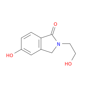 1H-Isoindol-1-one, 2,3-dihydro-5-hydroxy-2-(2-hydroxyethyl)-